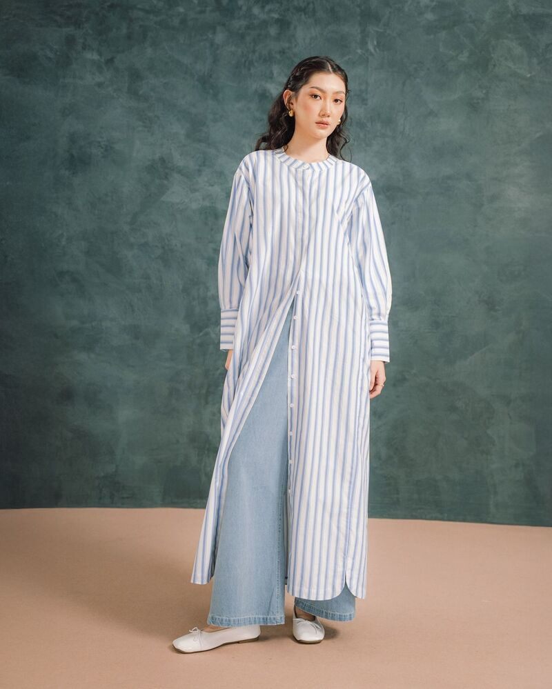 Áo phọt dài&nbsp;mix cùng quần legging