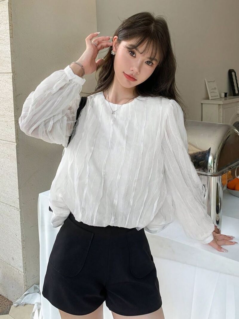 áo sơ mi không cổ