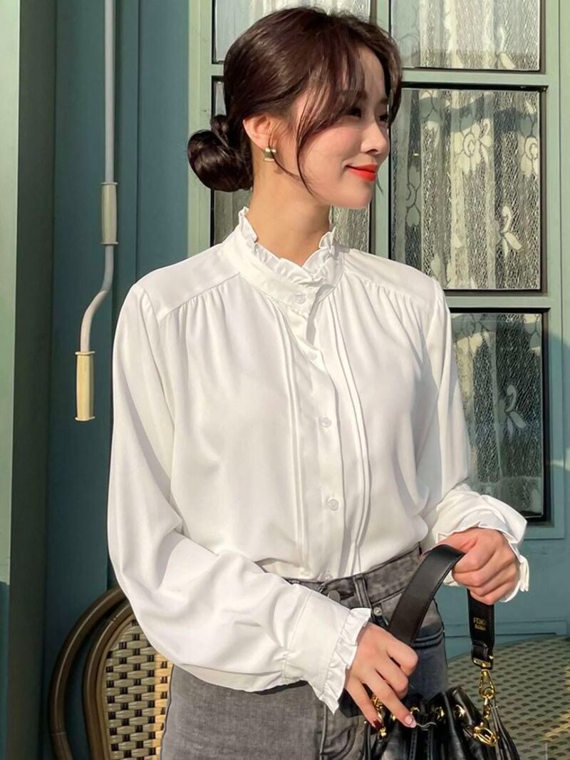 áo sơ mi không cổ
