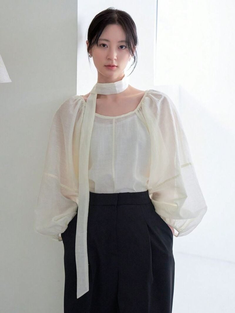 áo sơ mi không cổ