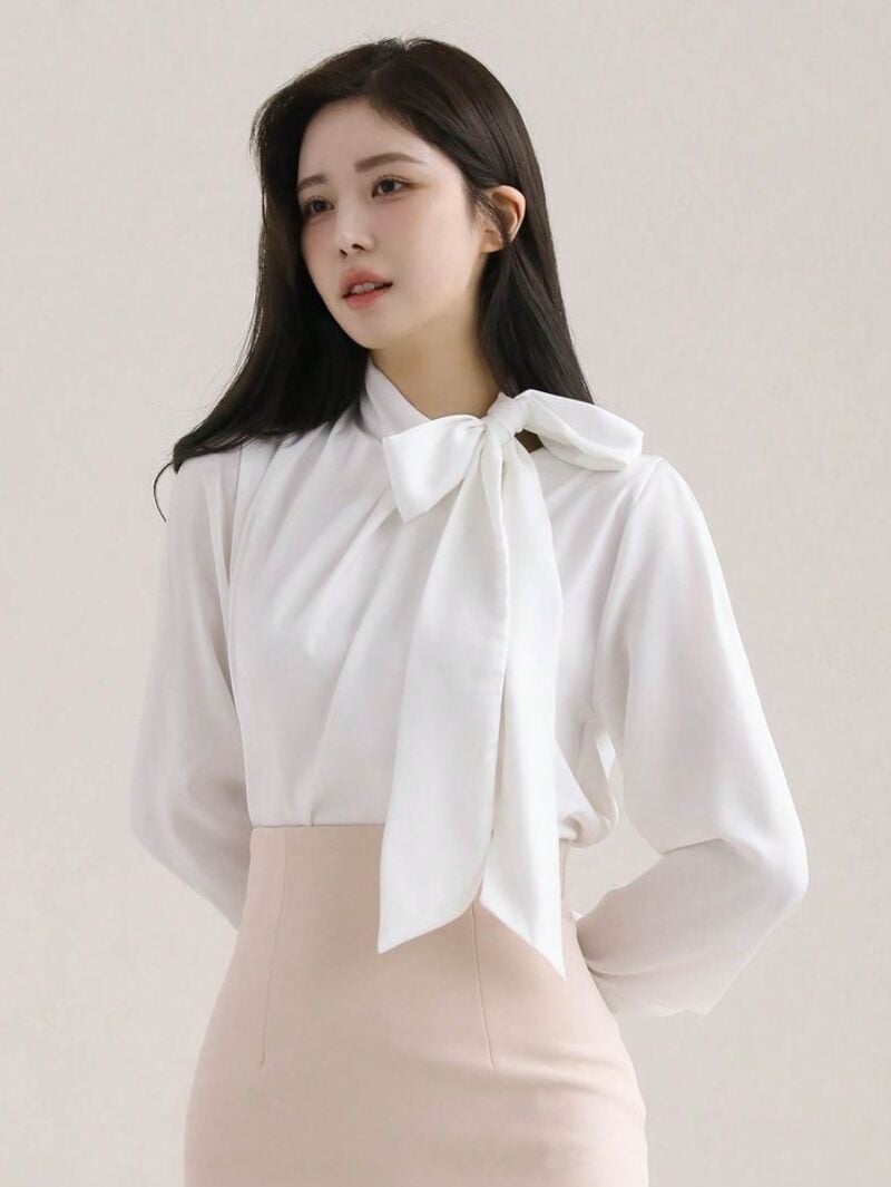 áo sơ mi không cổ