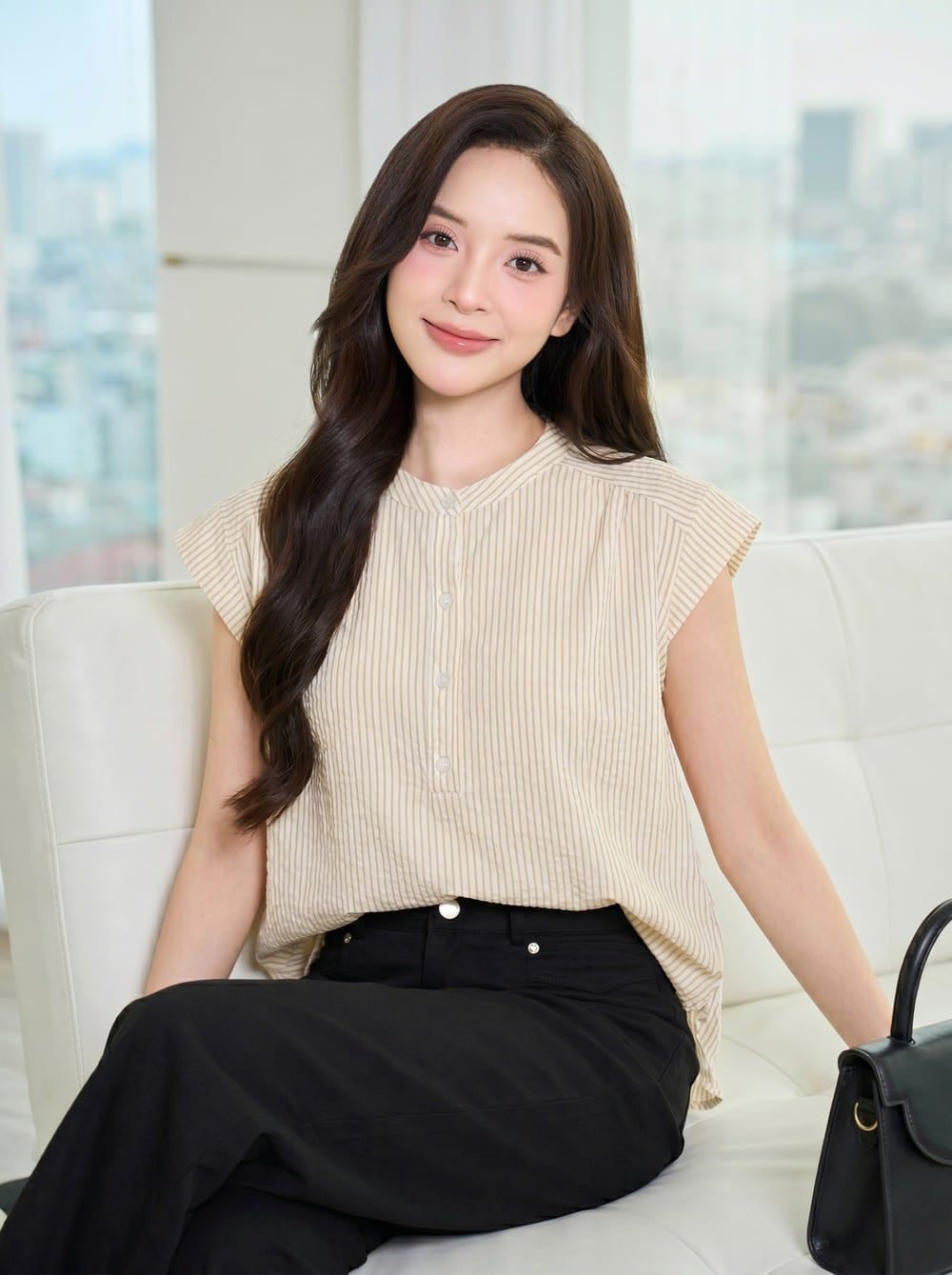 áo sơ mi không cổ