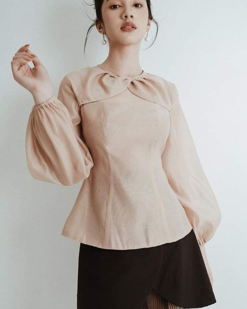 áo sơ mi không cổ