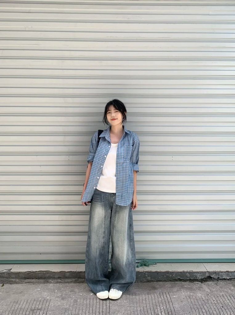 áo sơ mi oversize