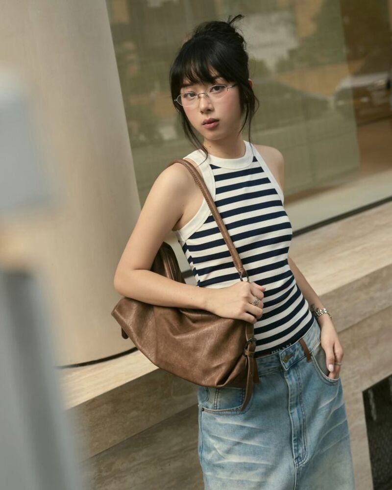 áo sọc đen trắng