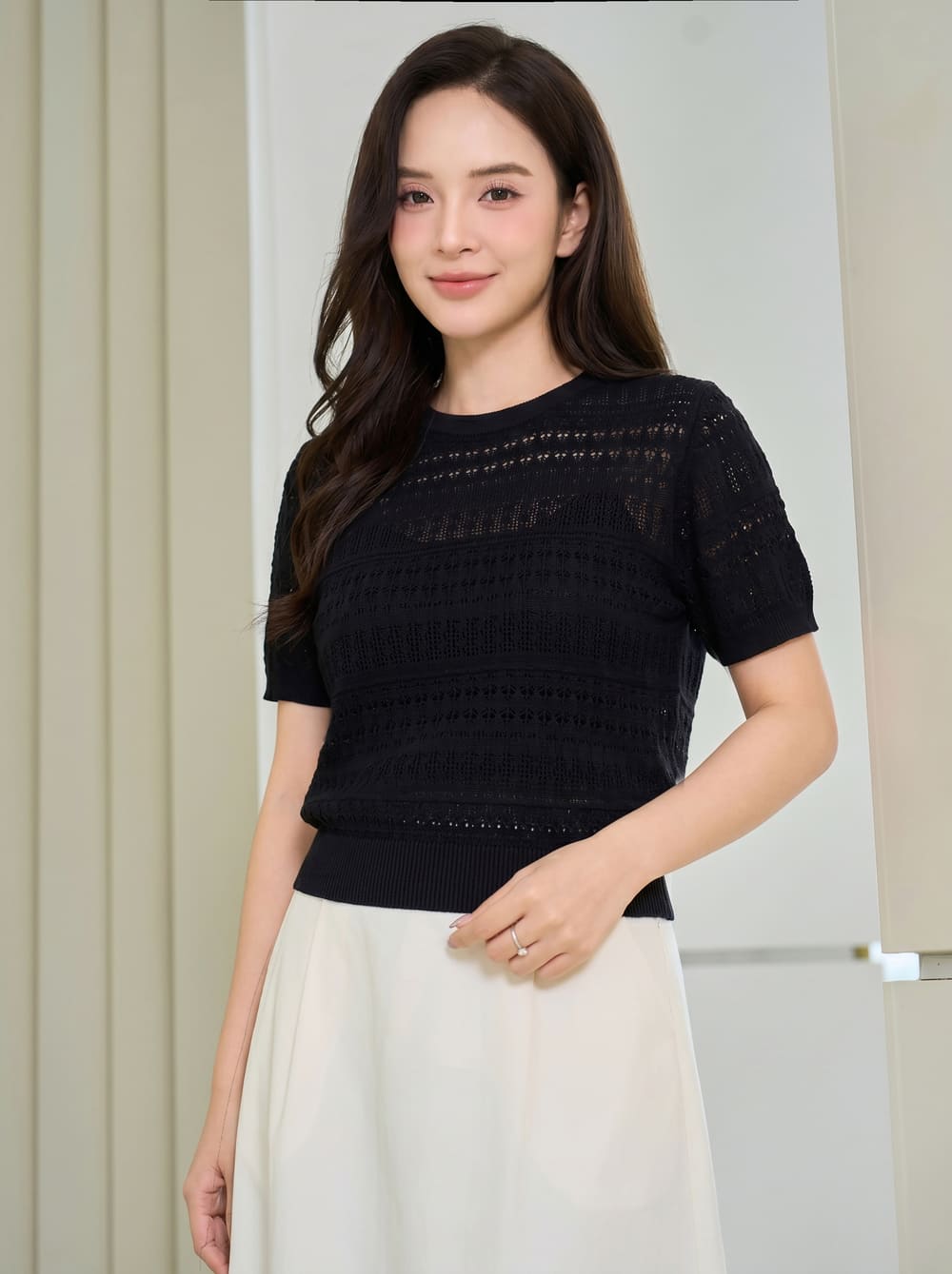 Áo sợi cotton tay cộc NOHU là nhà cái nổ hũ đổi thưởng uy tín hàng đầu bo gấu