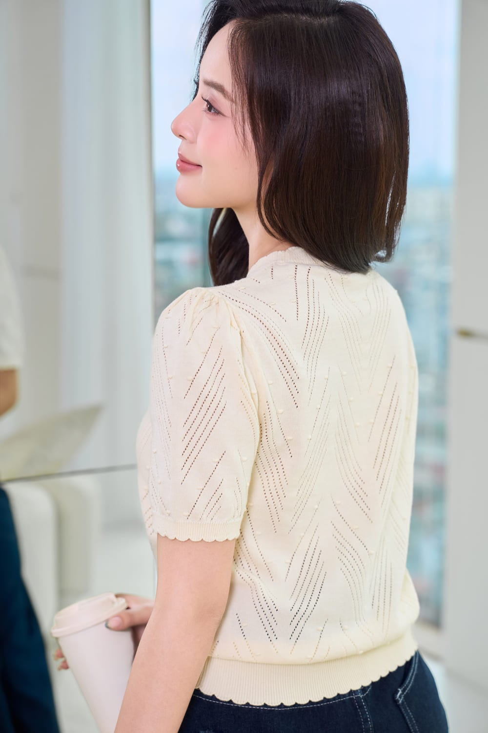 Áo sợi cotton tay cộc NOHU là nhà cái nổ hũ đổi thưởng uy tín hàng đầu vân chéo