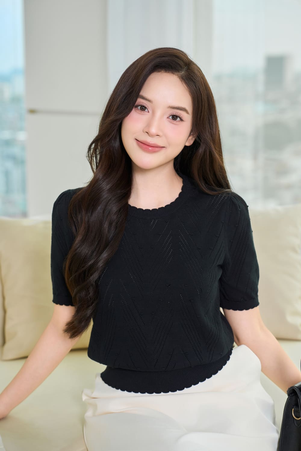 Áo sợi cotton tay cộc NOHU là nhà cái nổ hũ đổi thưởng uy tín hàng đầu vân chéo