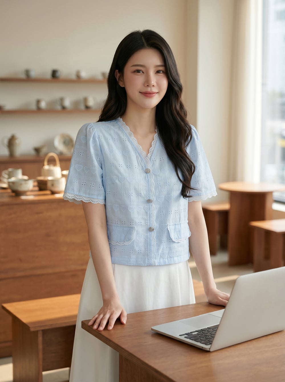 Áo thô thêu tay cộc cổ V có nắp túi NOHU009 Cổng Game Nổ Hũ Uy Tín Số 1 Việt Nam