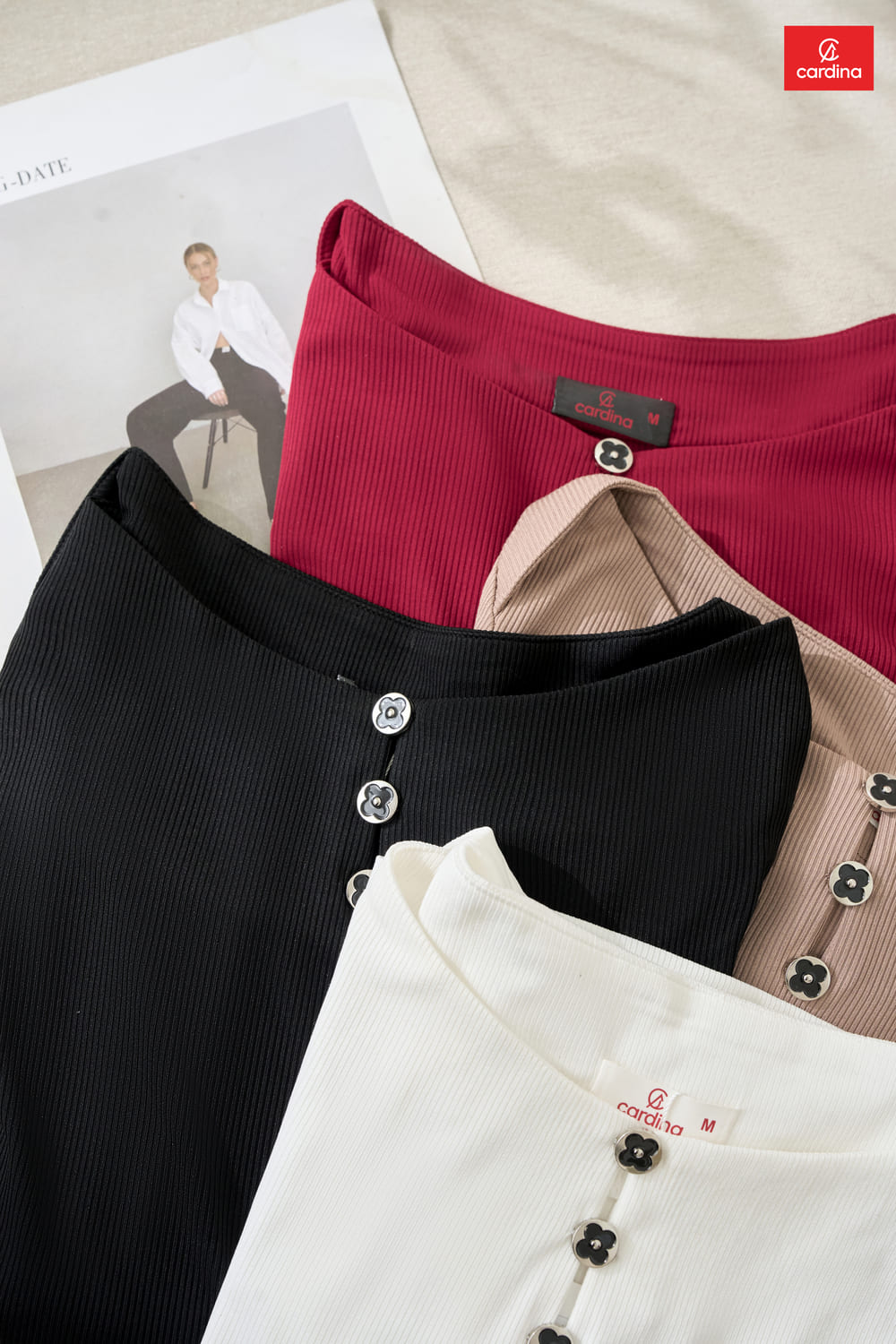 Áo dài tay cổ thuyền cách điệu