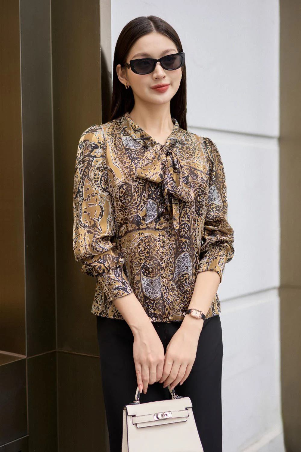 các kiểu áo voan tuổi trung niên