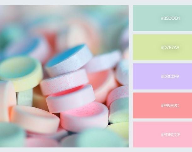 Bảng màu pastel