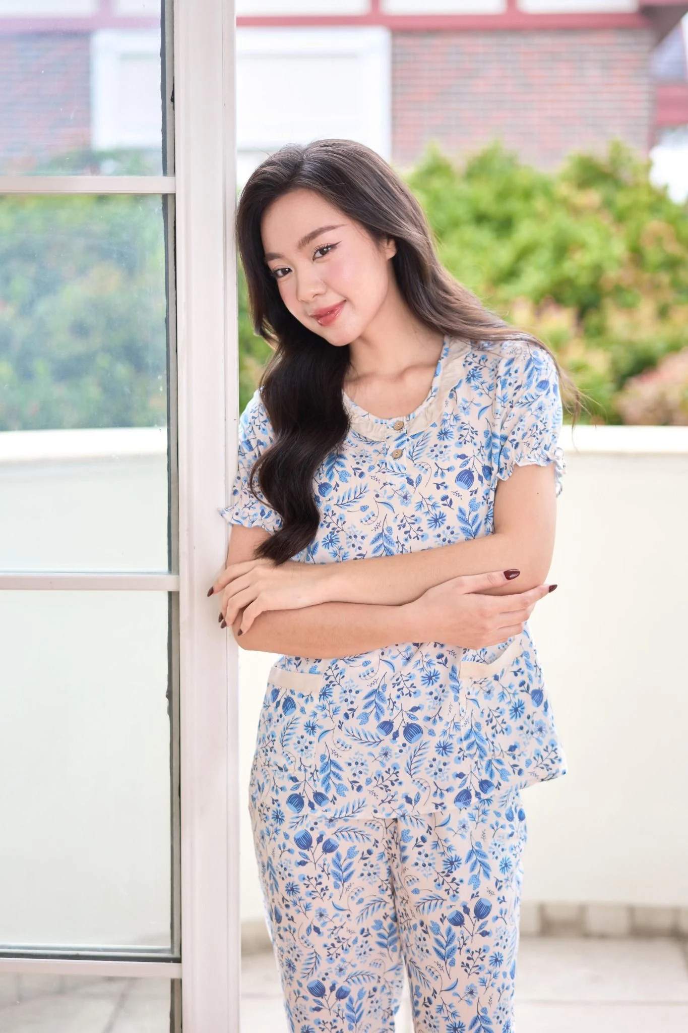 Bộ đồ hoa nhí mặc nhà