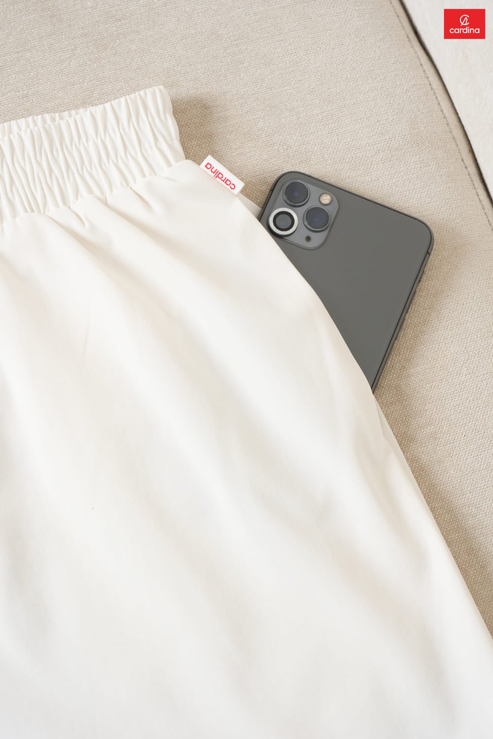 Bộ mặc nhà nữ vải Kaki sát nách đùi phối gấu ren