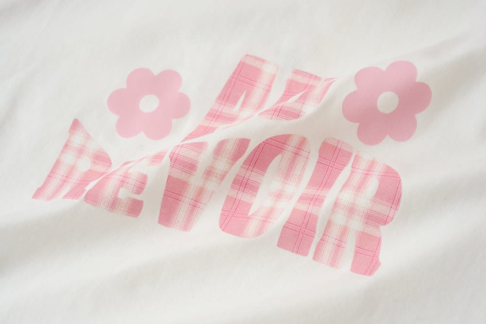 Bộ đồ lửng Cotton phối tay cộc Raglan họa tiết kẻ