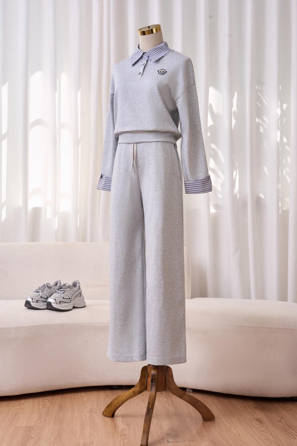 Quần Umi Mềm Mại Cạp Chun Dây Rút Dáng Suông Năng Động