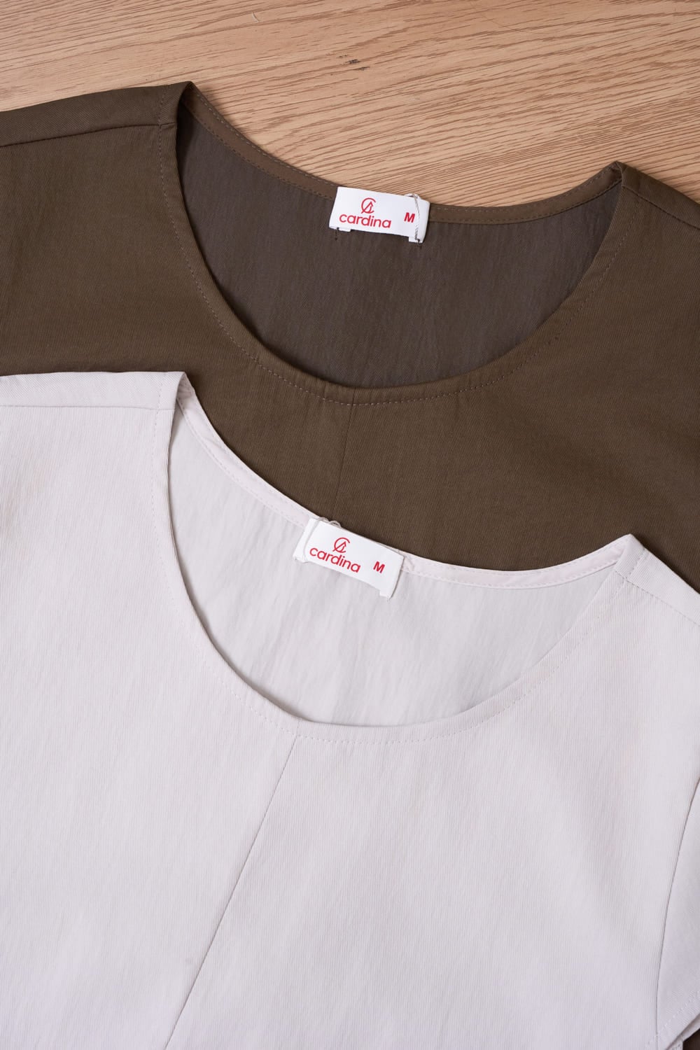 Bộ thô áo đũi tay hến peplum phối quần suông