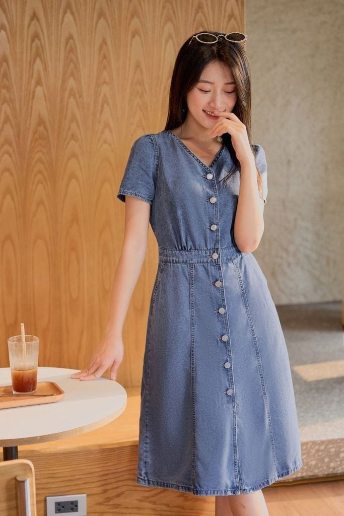 Các kiểu đầm suông công sở