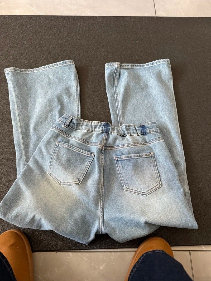 cách bóp eo quần jean