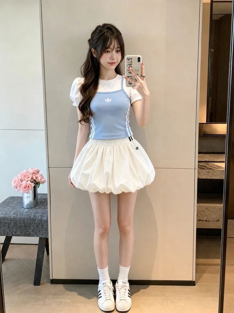 Cách mix đồ với giày thể thao nữ