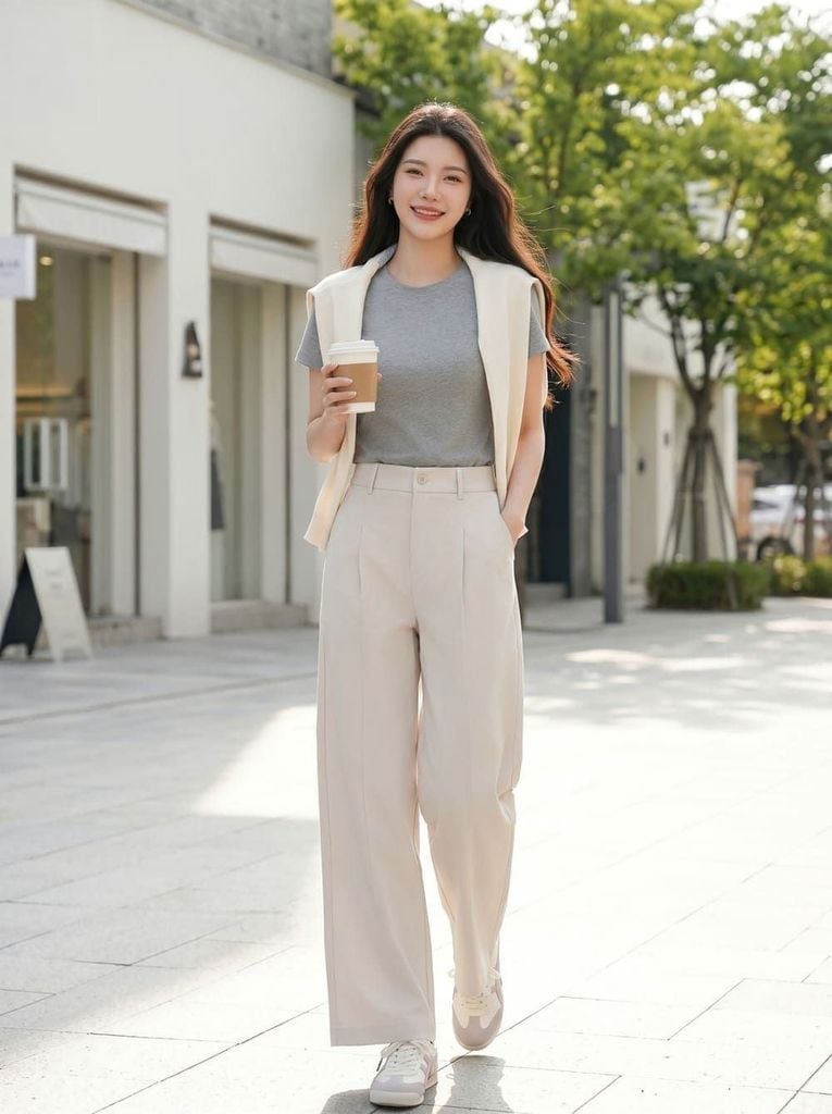 Cách mix đồ với giày thể thao nữ