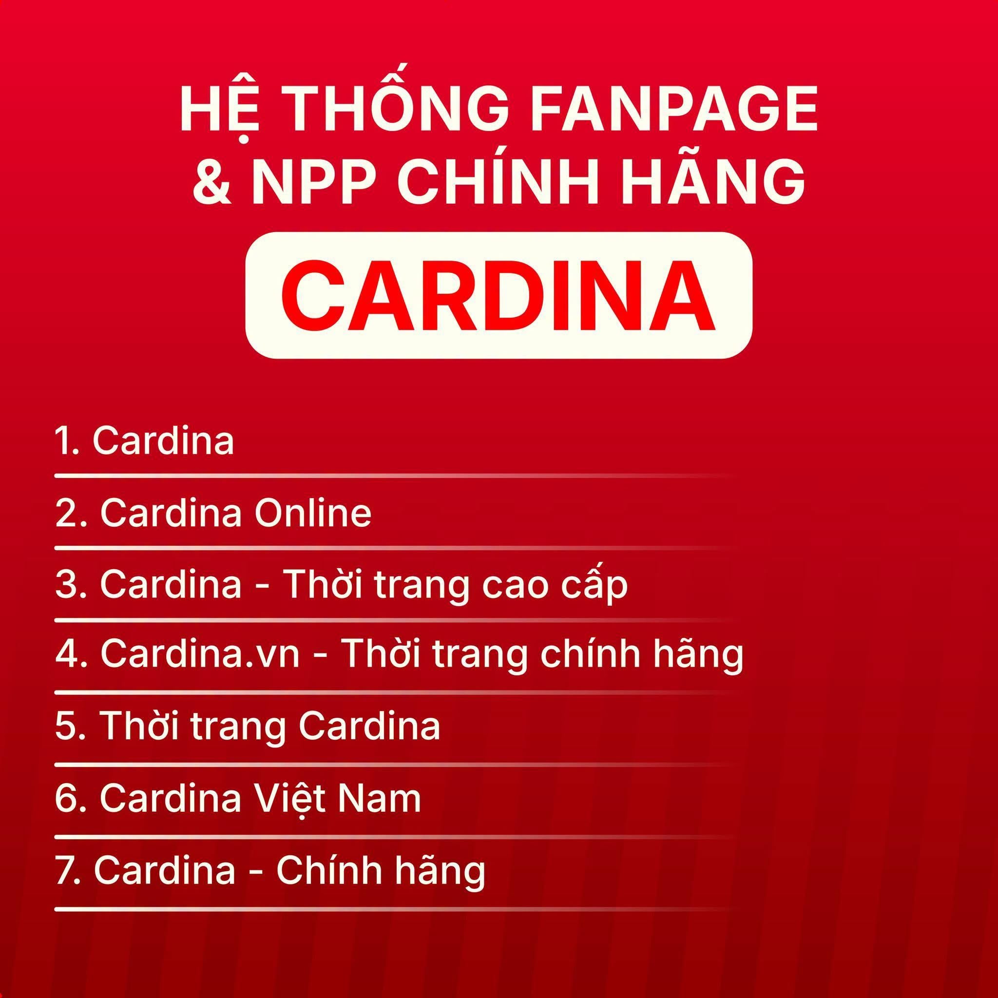 CÁCH PHÂN BIỆT PAGE CARDINA CHÍNH HÃNG & PAGE GIẢ MẠO
