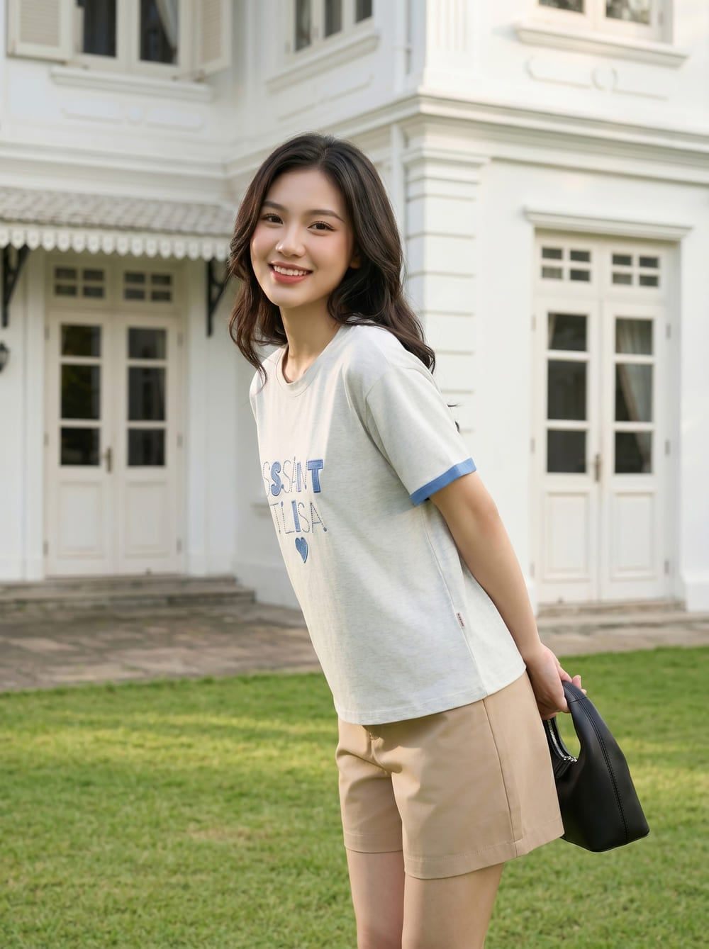 cách phối đồ với áo phông nữ