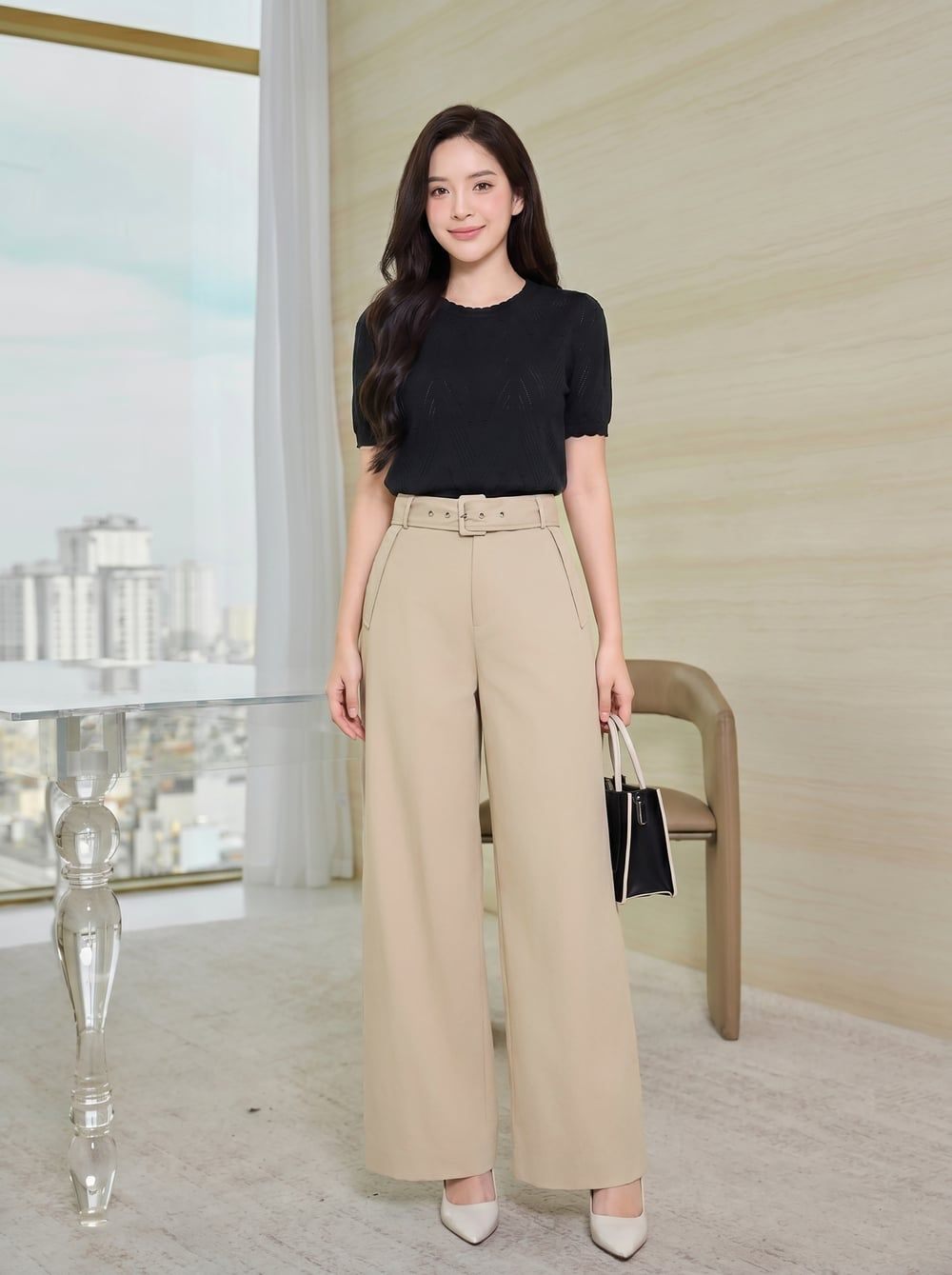 cách phối đồ với áo phông nữ
