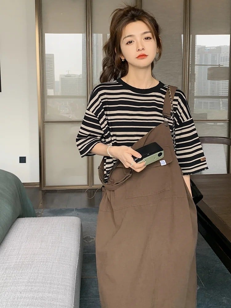 cách phối đồ với áo phông nữ