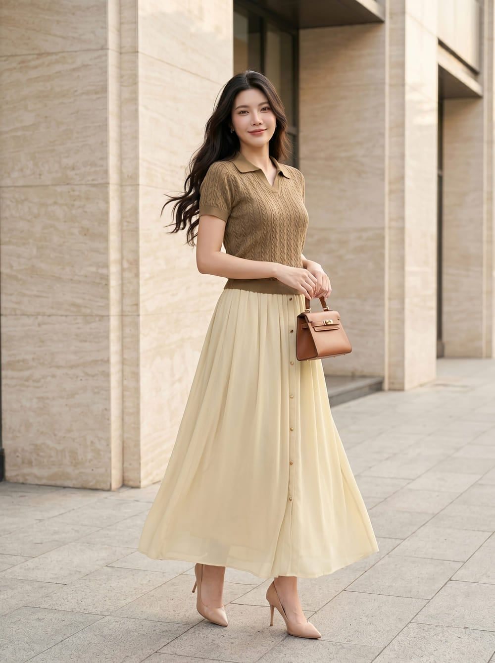 Cách phối đồ với chân váy