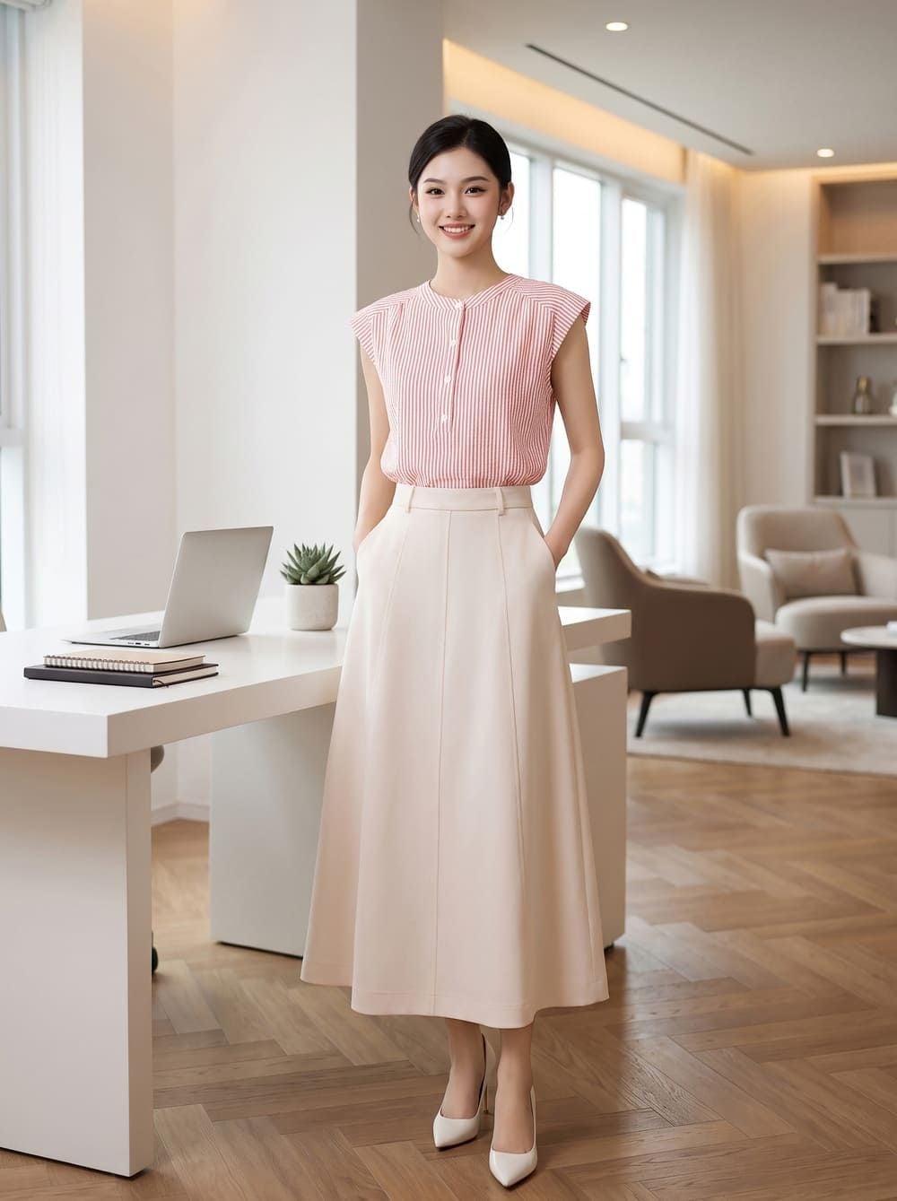 Cách phối đồ với chân váy