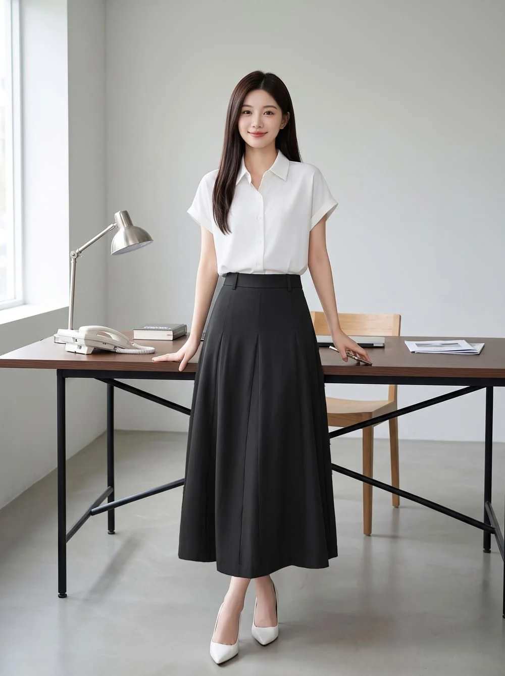 Cách phối đồ với chân váy