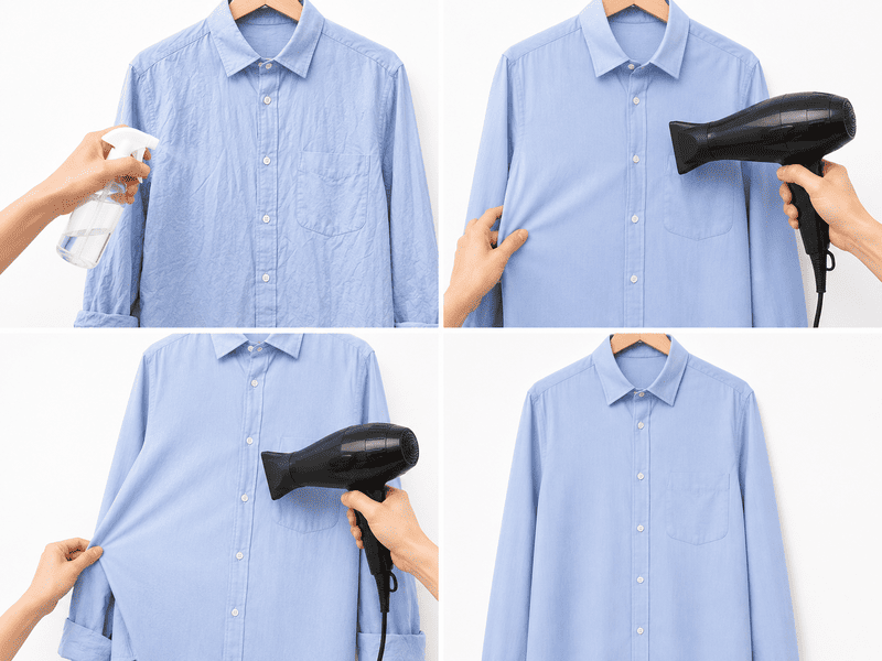 Hướng dẫn cách ủi áo sơ mi đúng cách, không bị nhăn