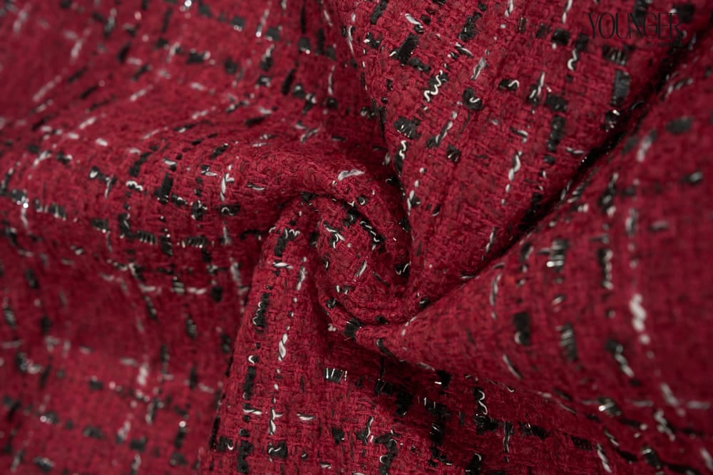 Áo khoác ngắn phối viền gấu có túi ốp