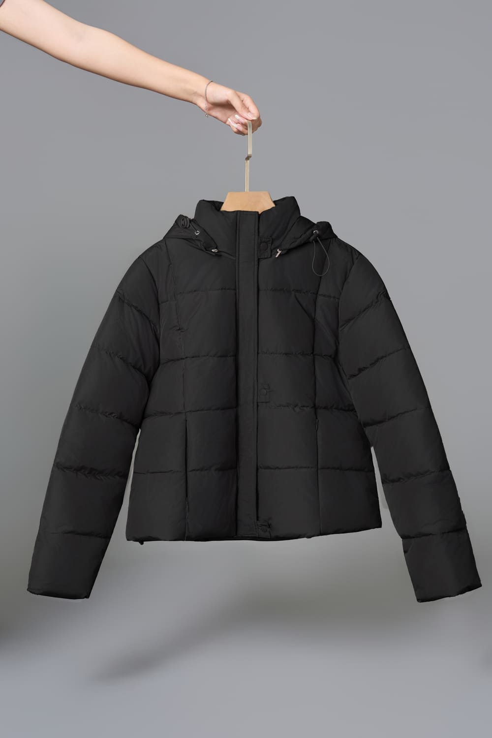 Áo phao nữ vải gió cao cấp dáng ngắn công nghệ Airloft