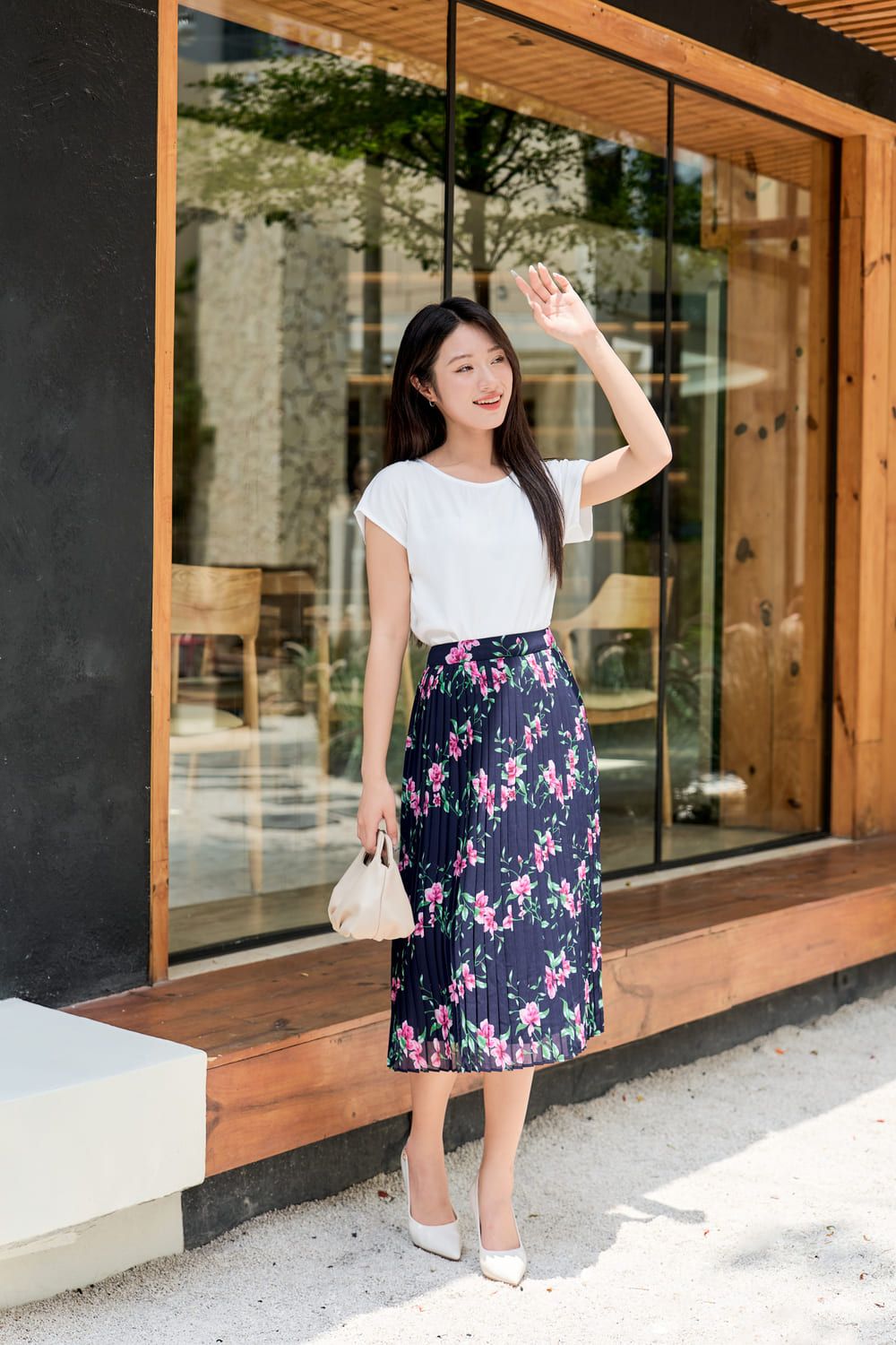 Chân váy xếp ly