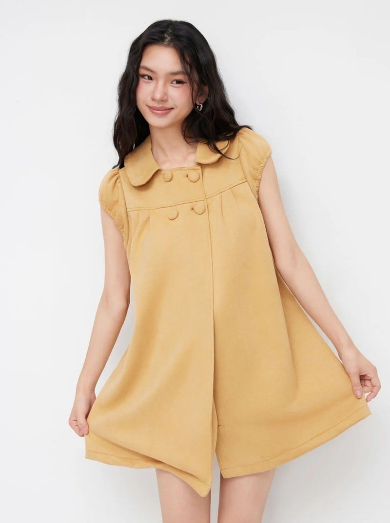 Tổng hợp 25+ mẫu đầm cổ sen dễ thương, xinh xắn cho nàng hè