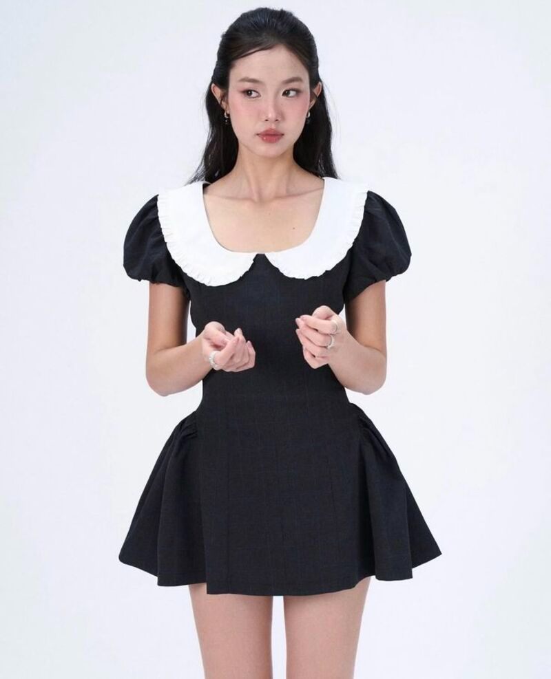 Tổng hợp 25+ mẫu đầm cổ sen dễ thương, xinh xắn cho nàng hè