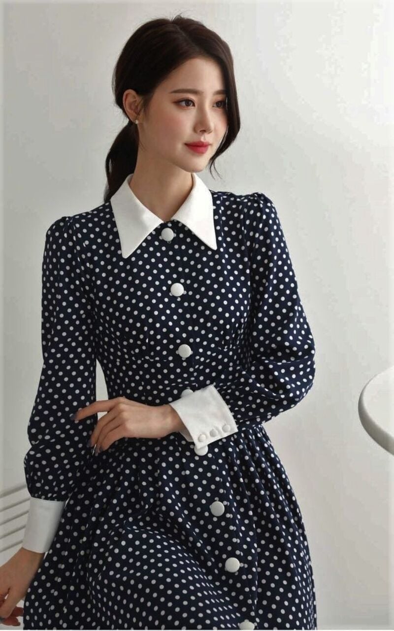 Tổng hợp 25+ mẫu đầm cổ sen dễ thương, xinh xắn cho nàng hè