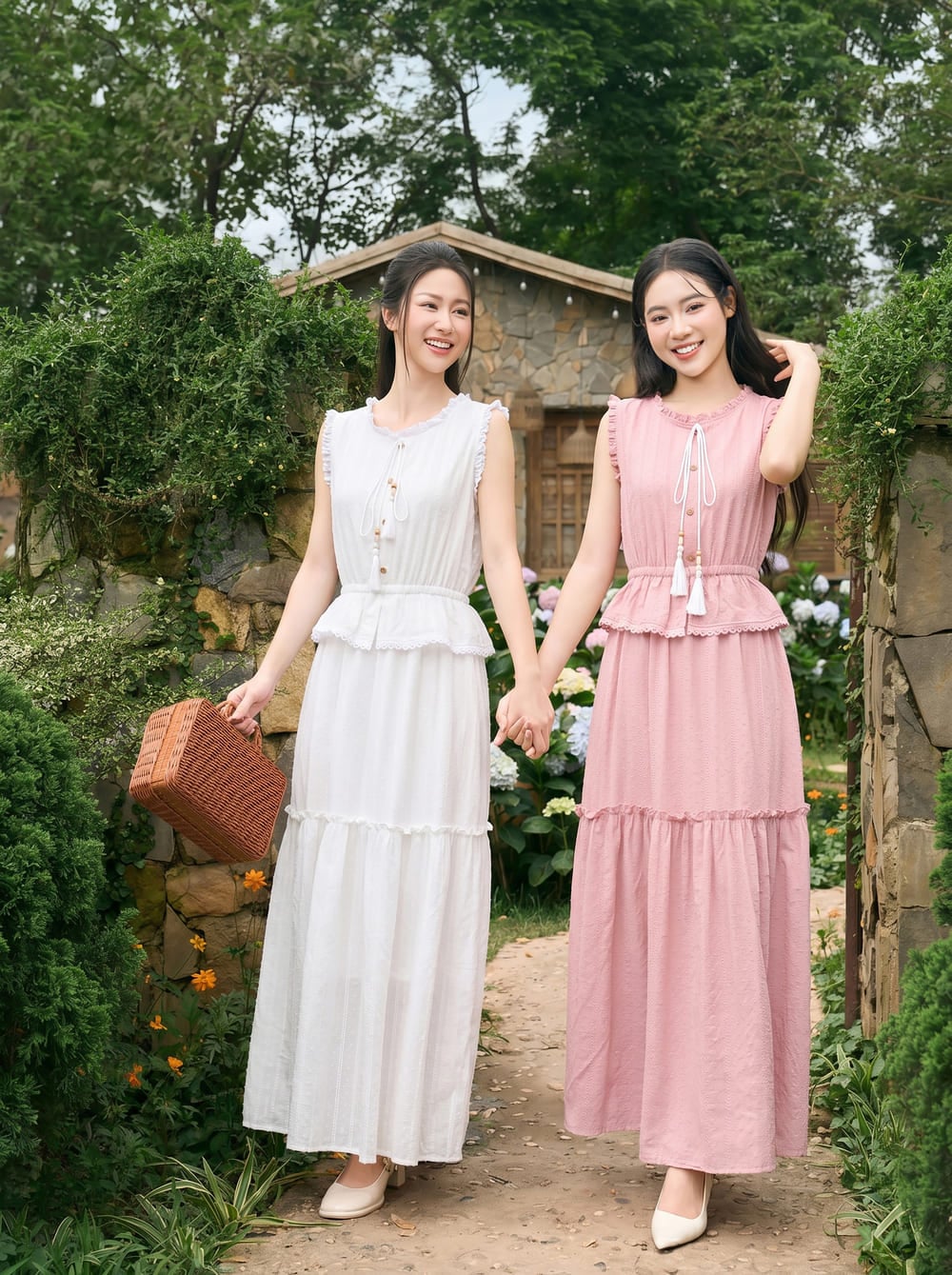 Đầm maxi sát nách NOHU là nhà cái nổ hũ đổi thưởng uy tín hàng đầu eo chun