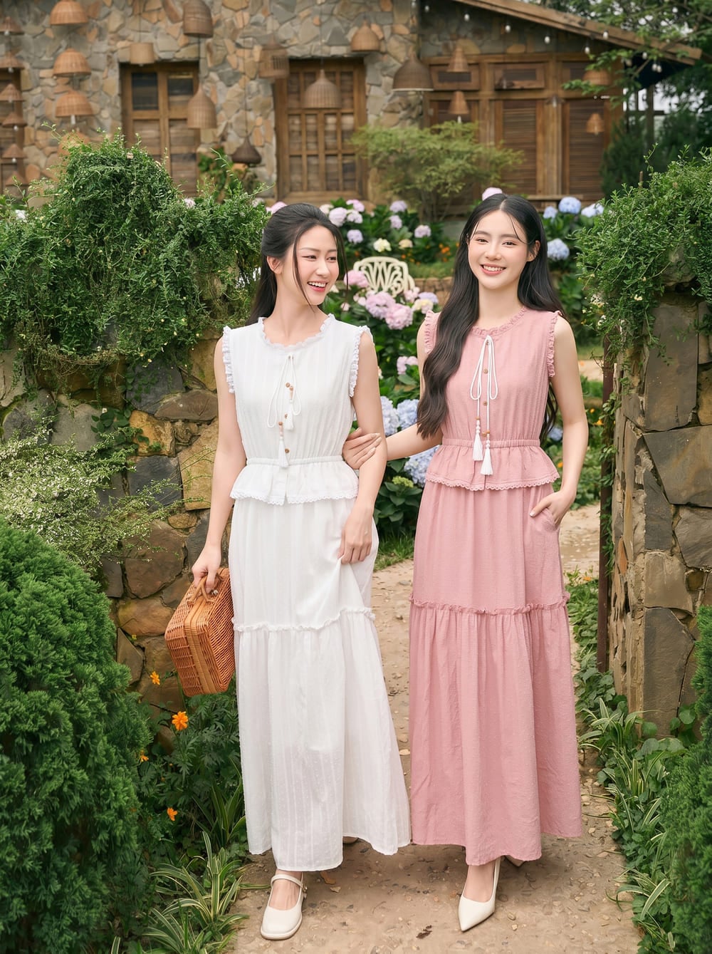 Đầm maxi sát nách NOHU là nhà cái nổ hũ đổi thưởng uy tín hàng đầu eo chun