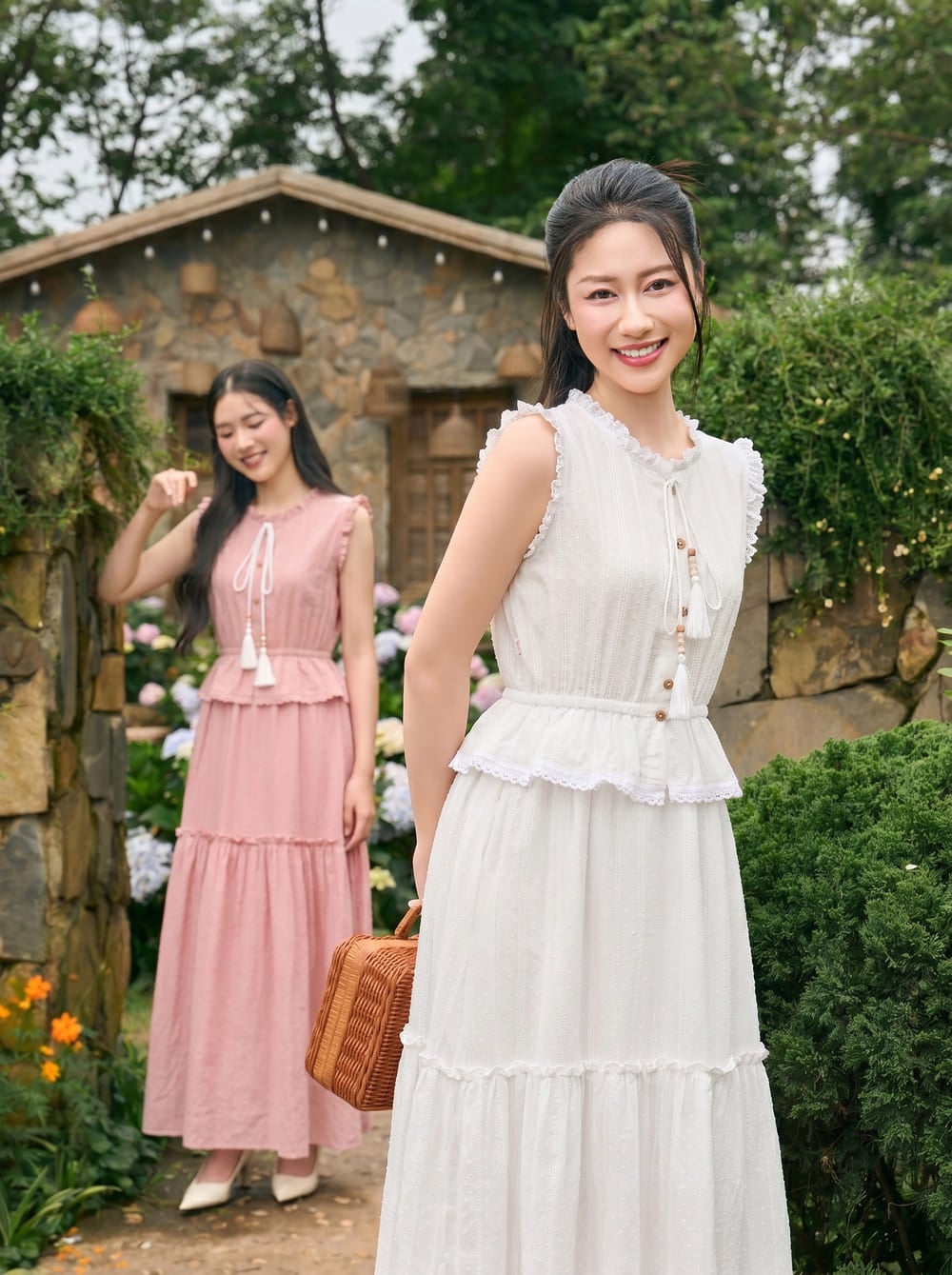 Đầm maxi sát nách NOHU là nhà cái nổ hũ đổi thưởng uy tín hàng đầu eo chun