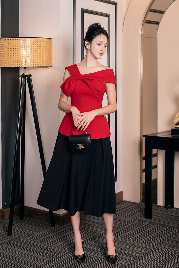 Đầm peplum dự tiệc
