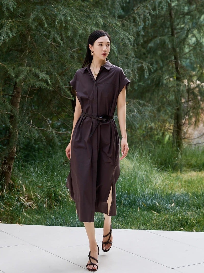 Top 10 kiểu đầm sơ mi suông siêu tôn dáng nên có trong tủ đồ