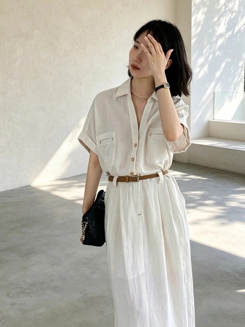 Top 10 kiểu đầm sơ mi suông siêu tôn dáng nên có trong tủ đồ