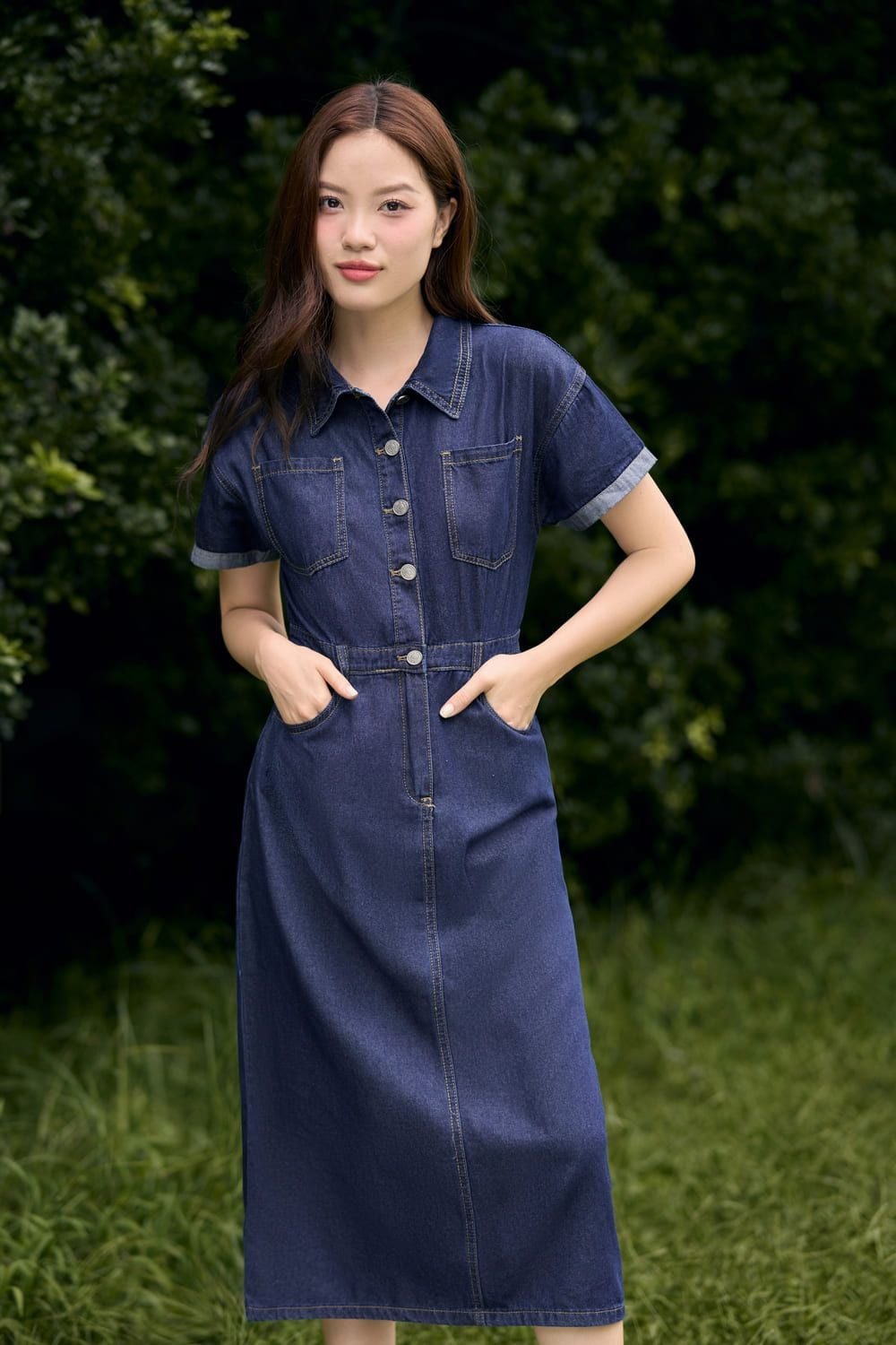 đầm suông chữ A