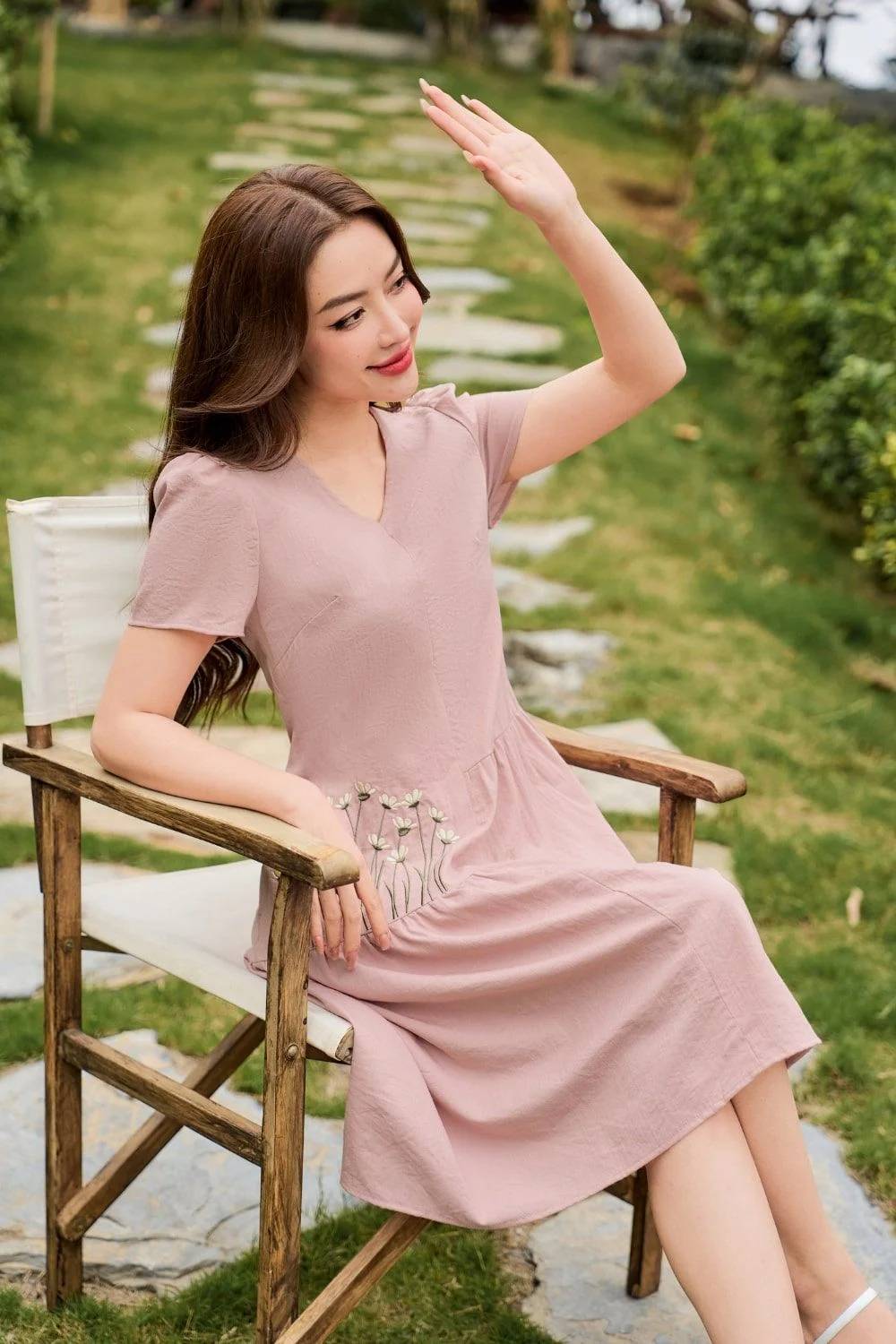 đầm suông chữ A