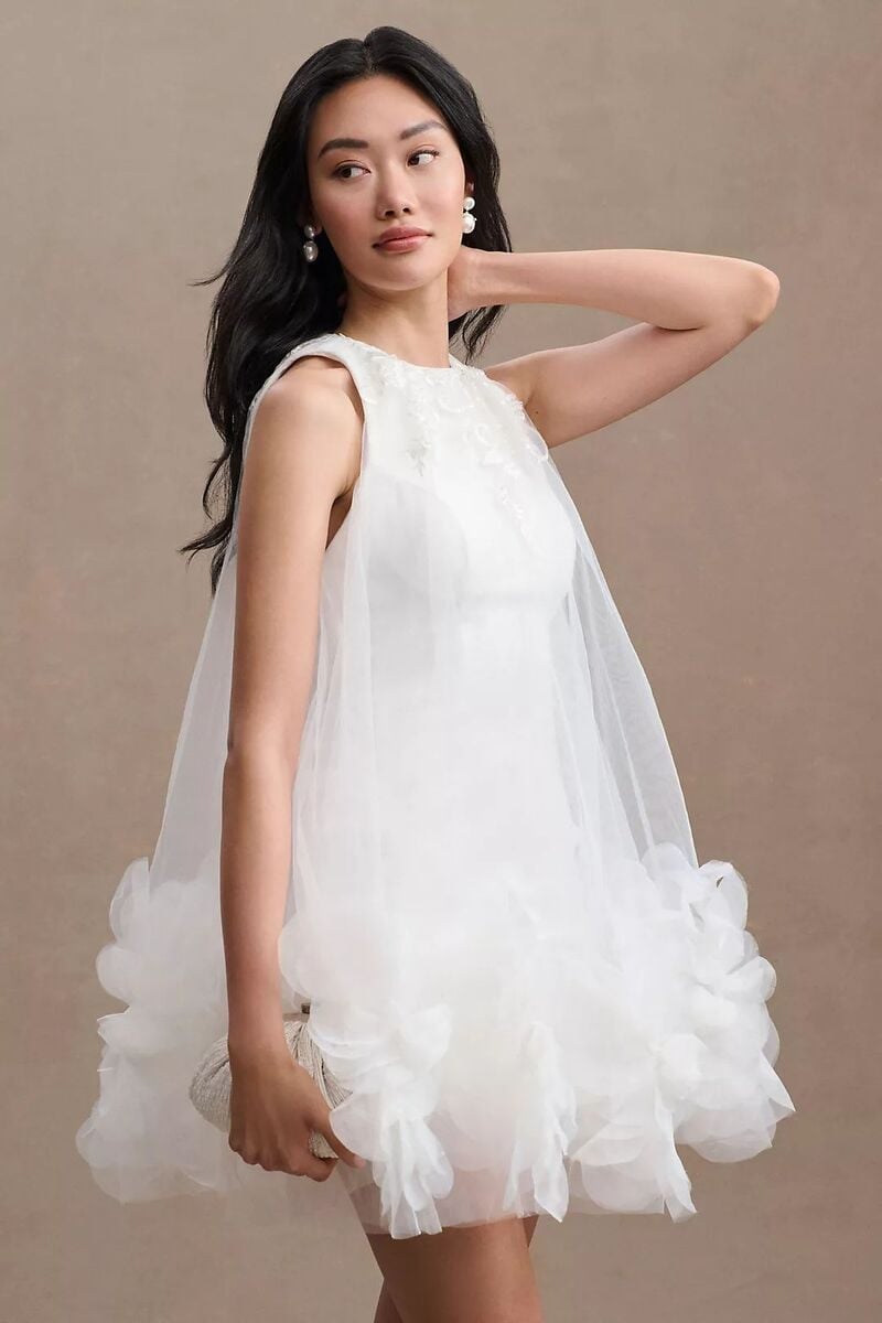 đầm suông vải voan