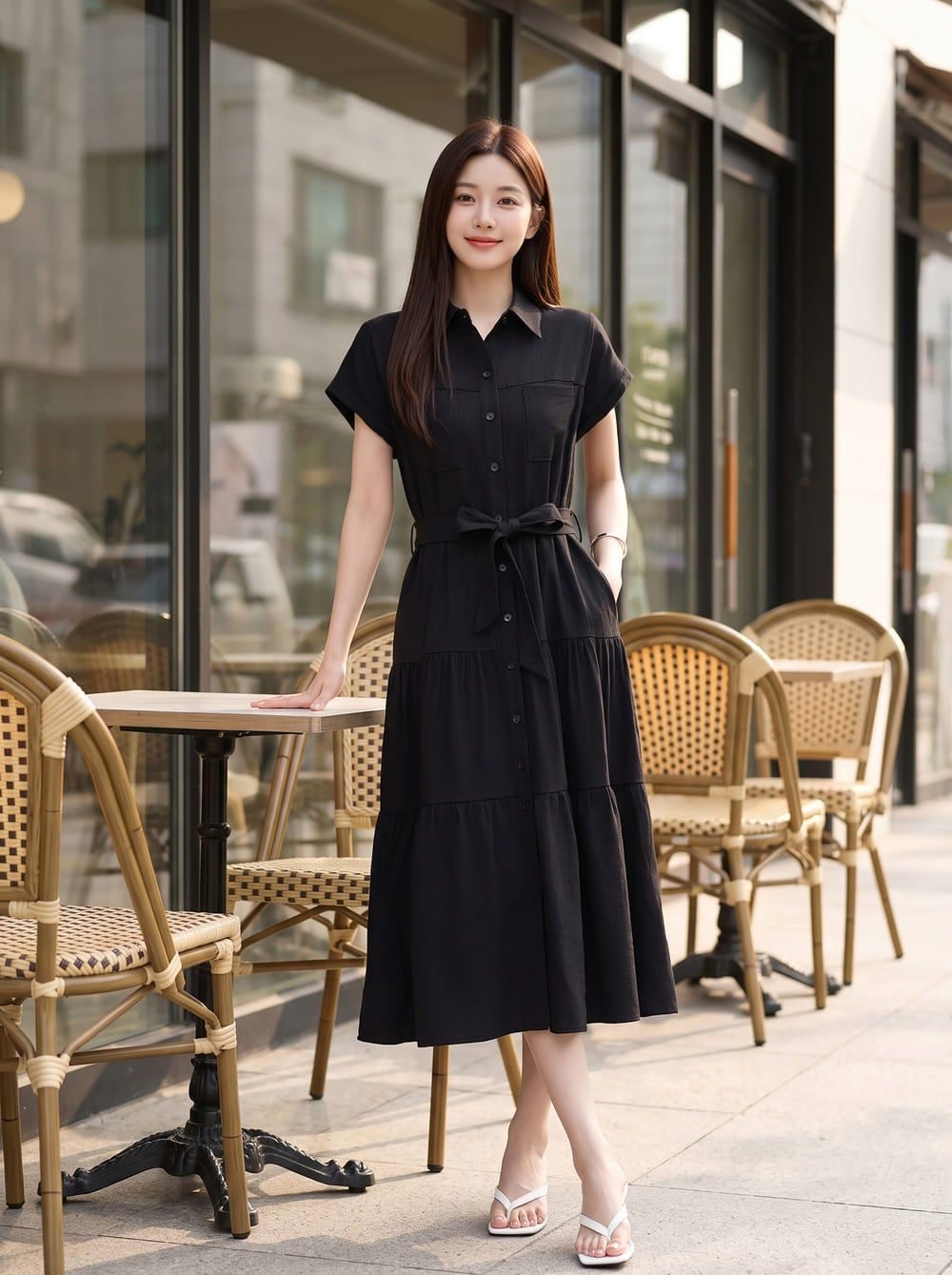Chọn đầm trung niên cho người mập