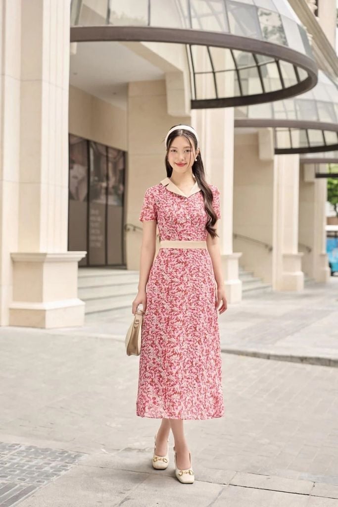 đầm xòe tuổi trung niên
